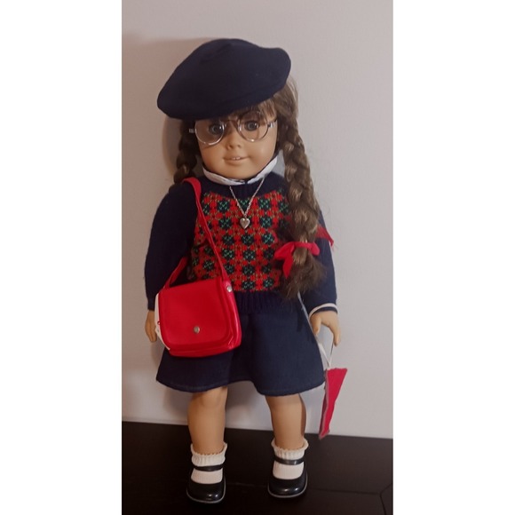 Rare Pleasant Company White Body American Girl Molly Doll Box Book Accessories - Picture 2 of 9